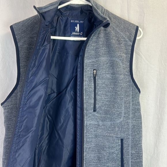 Johnnie-O Men’s West Coast Prep Surfer Full-Zip Vest - Picture 7 of 10